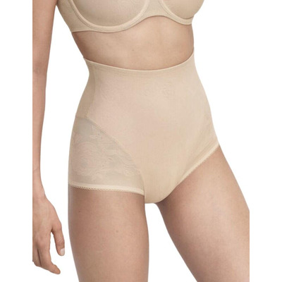 Triumph Wild Rose Sensation High Waist Control Pant - Nude Beige - XL - 16
