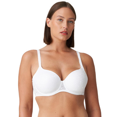 Prima Donna Twist Epirus Padded Heartshape Bra - White - 30D
