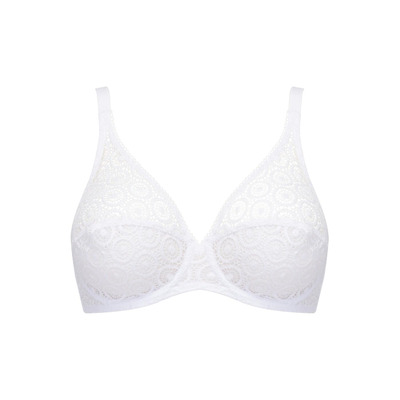Chantelle Fete Full Coverage Underwired Bra - White - 32B

