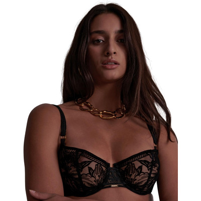 Aubade Coeur A Corps Half Cup Bra - Noir - 38B