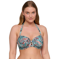 Prima Donna Swim Riyad Full Cup Bikini Top – Turquoise Seas – 32E