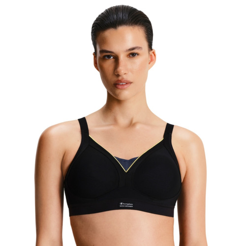 Shock Absorber Active Shaped Support Sports Bra - Black