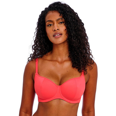 Freya Jewel Cove Underwired Sweetheart Bikini Top - Plain Sunset - 30GG