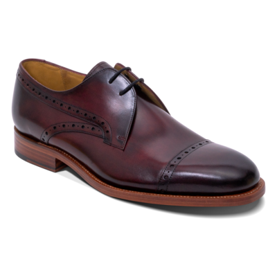 Wye - Hand Brushed Burgundy, 10 – Barker Shoes Ltd