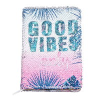 Exerz Reversible Sequin Notebook A5 Size – Good Vibes