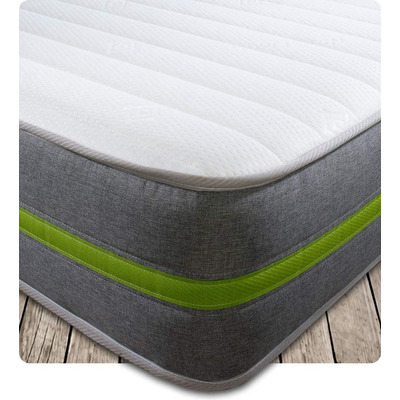 Starlight Beds™ &pipe; Spring & Memory Foam Eco Mattress - 4ft Small Double Mattress (120cm by 190cm) – Starlight Beds™