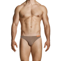 Modus Vivendi Upcycled Cotton Low Cut Brief - Brown