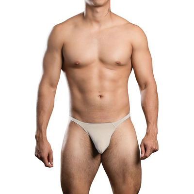 Image of Andrew Christian Almost Naked No-Show Ultra Low Rise Thong - Taupe
