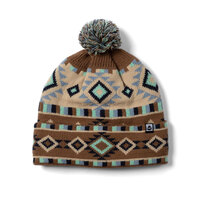 Saltrock Metzi Aztec Bobble Hat Light Brown