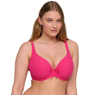 Prima Donna Swim Aswan Padded Plunge Bikini Top - Dragon Fruit