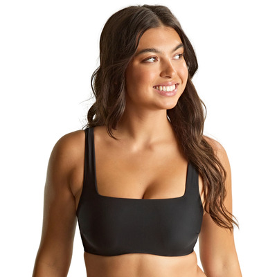 Panache Signature Gina Square Neck Bikini Top - Signature Black