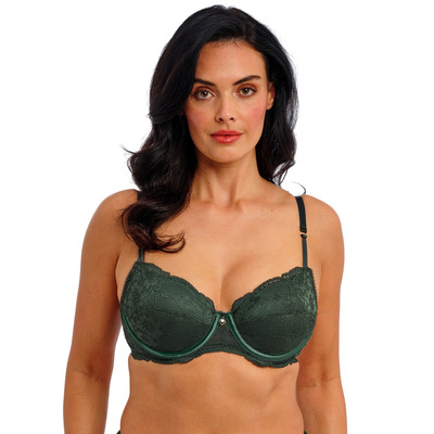 Wacoal Natsuki Lace Balcony Bra - Juniper - 30DD
