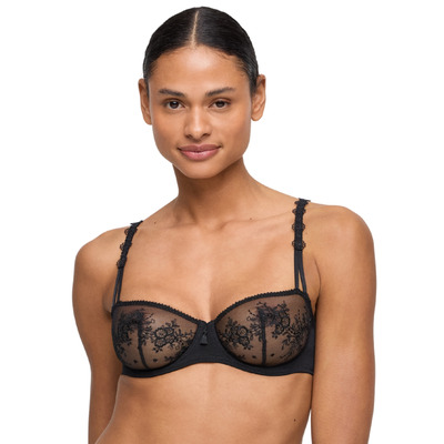 Marie Jo Annaelle Balcony Bra Vertical Seam - Black
