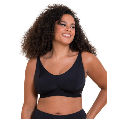 Curvy Kate Zen Non Wired Bralette - Black