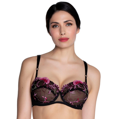 Lise Charmel Floraison Passion Half Cup Bra - Safran Rose - 34D
