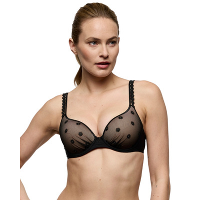 Marie Jo Daisy Padded Heartshape Bra - Black