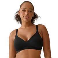 Naturana Maternity Non Padded Non Wired Nursing Bra – Black – 42F
