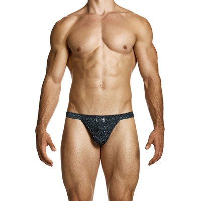 Image of Modus Vivendi Air Bubble Tanga Brief - Black