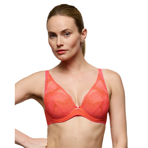 Marie Jo Solene Padded Plunge Bra - Pamplemousse