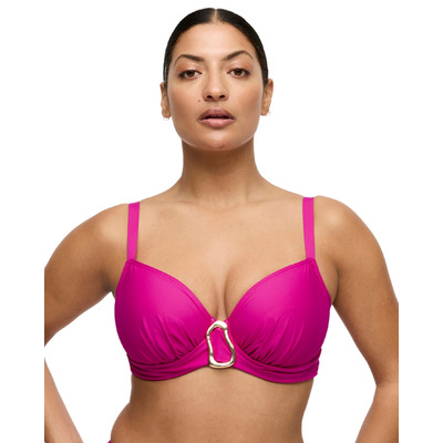 Prima Donna Uvita Full Cup Bikini Top - Deep Magenta