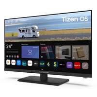 Whitemoore 24” 12V/24V Smart TV – Tizen OS, WiFi, Freeview, Netflix, Prime, Airplay, HDMI/USB, for Caravan/Truck/Boa