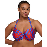 Prima Donna Swim Skudai Padded Heartshape Bikini Top – Wild Stripes – 30E