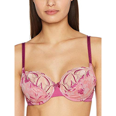 Playtex Daily Elegance Underwired Balcony Bra - Pink Orchid Print
