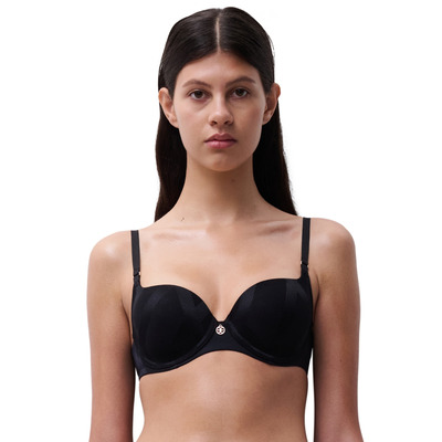Chantelle Glaze Covering T-Shirt Bra - Black