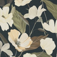 Fairy Blossom Vinyl Wallpaper Black Erismann 10508-15