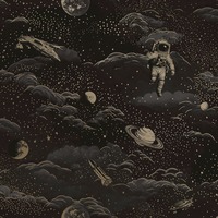 Lost In Space Wallpaper Black / Gold Holden 14050