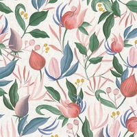 Still Bloom Wallpaper Cream / Pink AS Creation 79062-5
