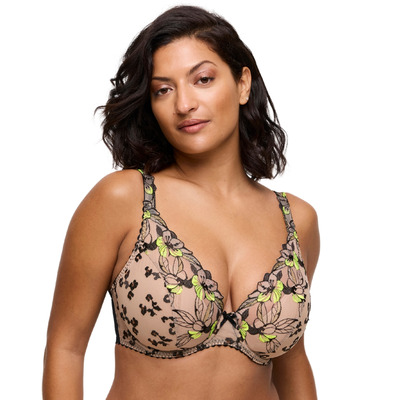 Prima Donna Manali Half Padded Plunge Bra - Wild Bloom