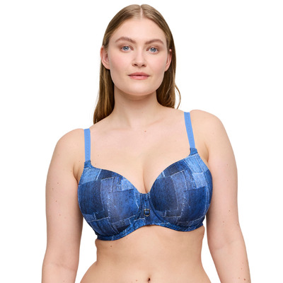 Prima Donna Twist Mauna Padded Heartshape Bra - Twill Blue