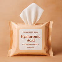 Sunkissed Skin Hyaluronic Acid Cleansing Wipes – 25 Pieces