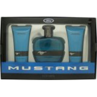 Mustang Blue Gift Set 100ml EDT + 100ml Aftershave Balm + 100ml Hair & Body Wash