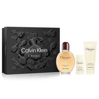 Calvin Klein Obsession Gift Set 125ml EDT + 75ml Aftershave Balm + 75g Deodorant Stick-125ml EDT