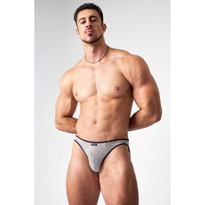 TEAMM8 Flaunt Bikini Brief - Grey Marl