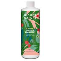 Image of Higher Nature Aloe Gold Cherry & Cranberry Juice - 485ml