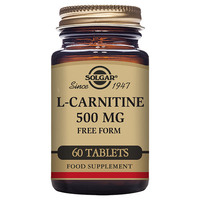 Image of Solgar L-Carnitine - Amino Acid - 60 x 500mg Tablets