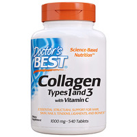 Image of Doctors Best Collagen Types 1 and 3 with Vitamin C - 540 x 1000mg Tablets