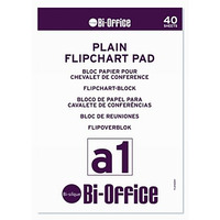 Image of Bi-Office A1 Plain Flipchart Pads Pk5