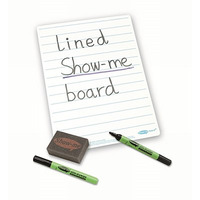 Image of Show-me Original A4 Whiteboards Lined Class Pack of 35