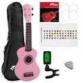 Click to view product details and reviews for Tiger Pink Uke7 Soprano Ukulele Kit Beginners Pack.