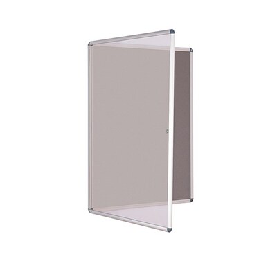 Internal Felt Tamperproof Noticeboard 1200x1200mm Grey