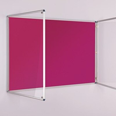 ColourPlus Tamperproof Noticeboard 1800 x 1200mm Magenta