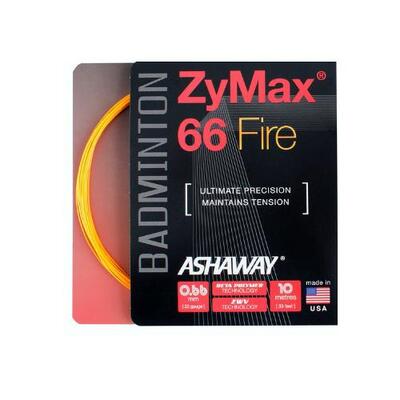 Ashaway Zymax 66 Fire Badminton String - 10m Set