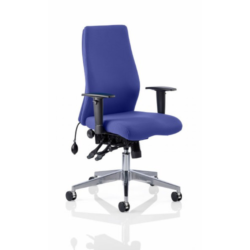 Onyx Posture Chair Stevia Blue Fabric