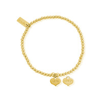 Cute Charm Love Always Bracelet - Gold