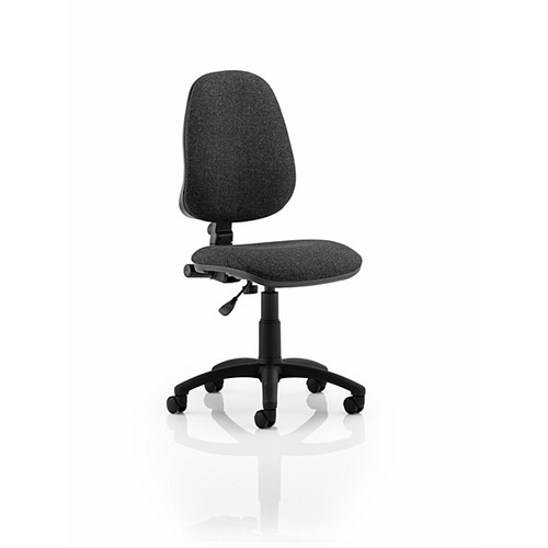 Eclipse 1 Lever Task Operator Chair Charcoal fabric