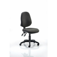 Image of Eclipse 2 Lever Task Operator Chair Black fabric